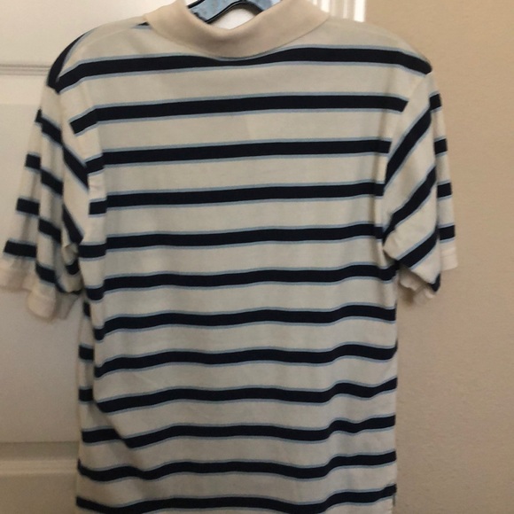 U.S Polo Assn. Boys White and Blue Striped… - Picture 2 of 11